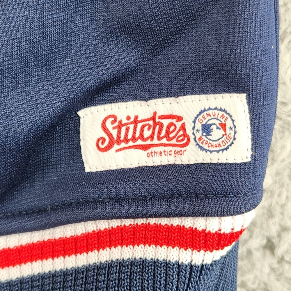 Boston Red Sox Stitches Athletic Gear Track Jacket Mens XL Blue - Picture 6 of 8